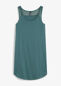 Vestido de algodón con encaje