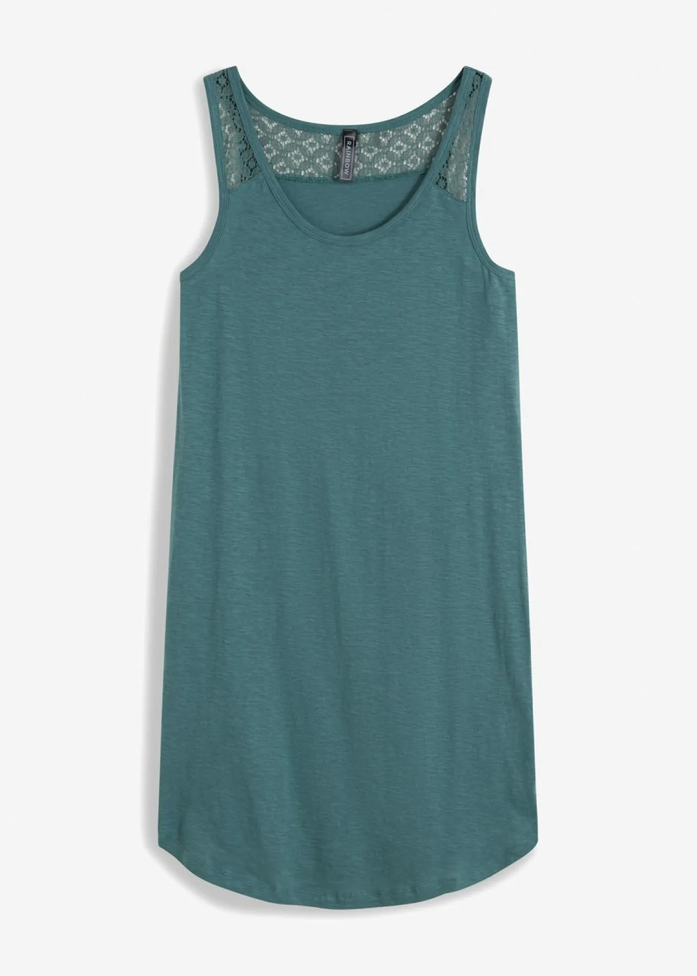 Vestido de algodón con encaje