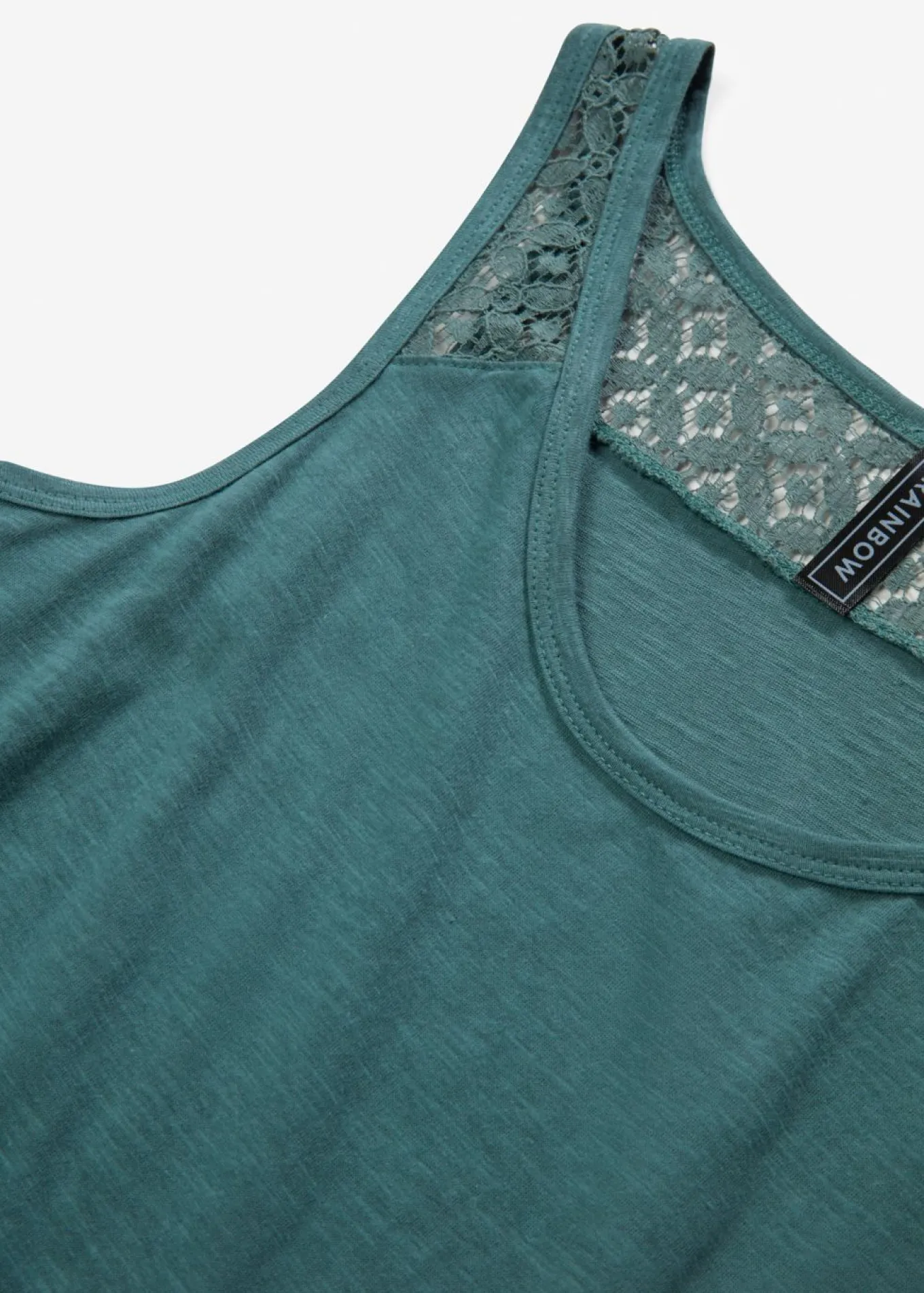 Vestido de algodón con encaje