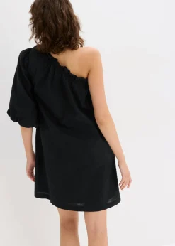 Vestido de algodón con un hombro al descubierto
