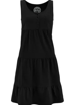 Vestido de algodón corto