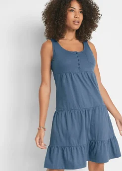 Vestido de algodón corto