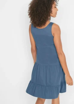 Vestido de algodón corto