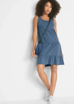 Vestido de algodón corto
