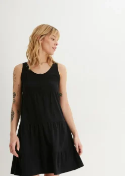 Vestido de algodón corto