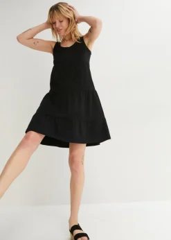 Vestido de algodón corto