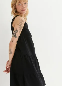 Vestido de algodón corto
