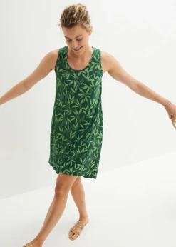 Vestido de algodón de estilo túnica