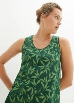 Vestido de algodón de estilo túnica
