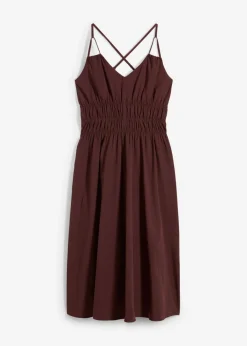 Vestido de algodón orgánico puro con tirantes
