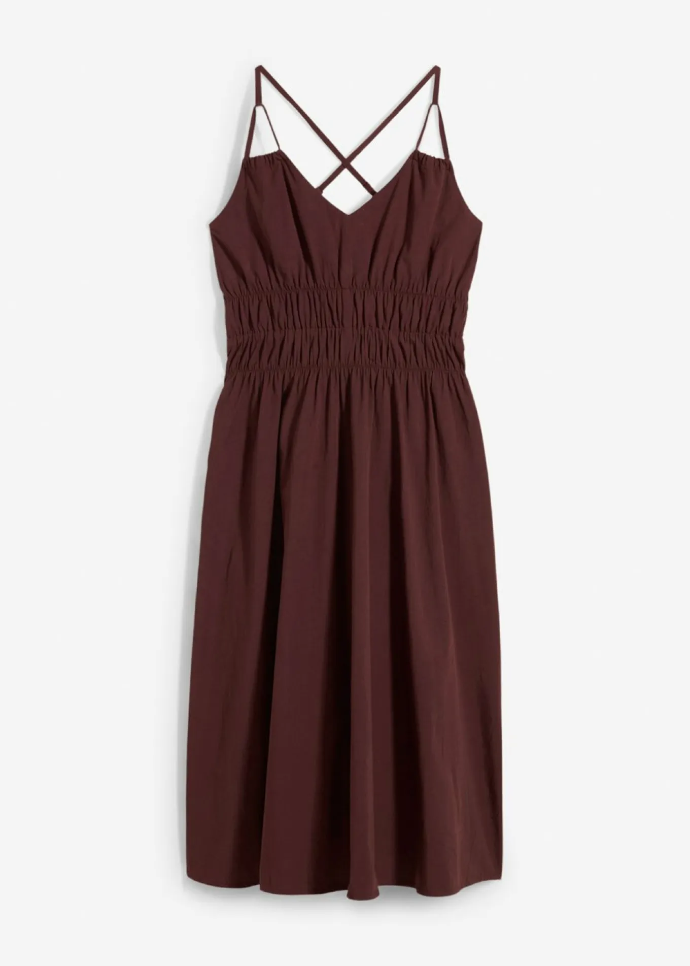 Vestido de algodón orgánico puro con tirantes
