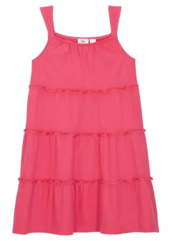 Vestido de algodón orgánico puro con tirantes