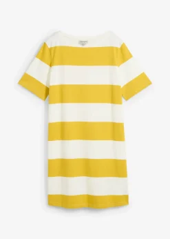 Vestido de algodón orgánico puro con corte boxy