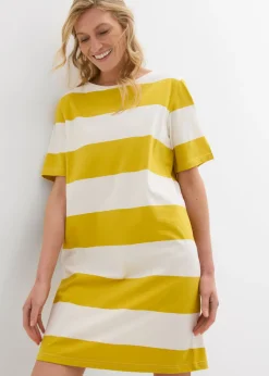Vestido de algodón orgánico puro con corte boxy