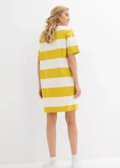Vestido de algodón orgánico puro con corte boxy