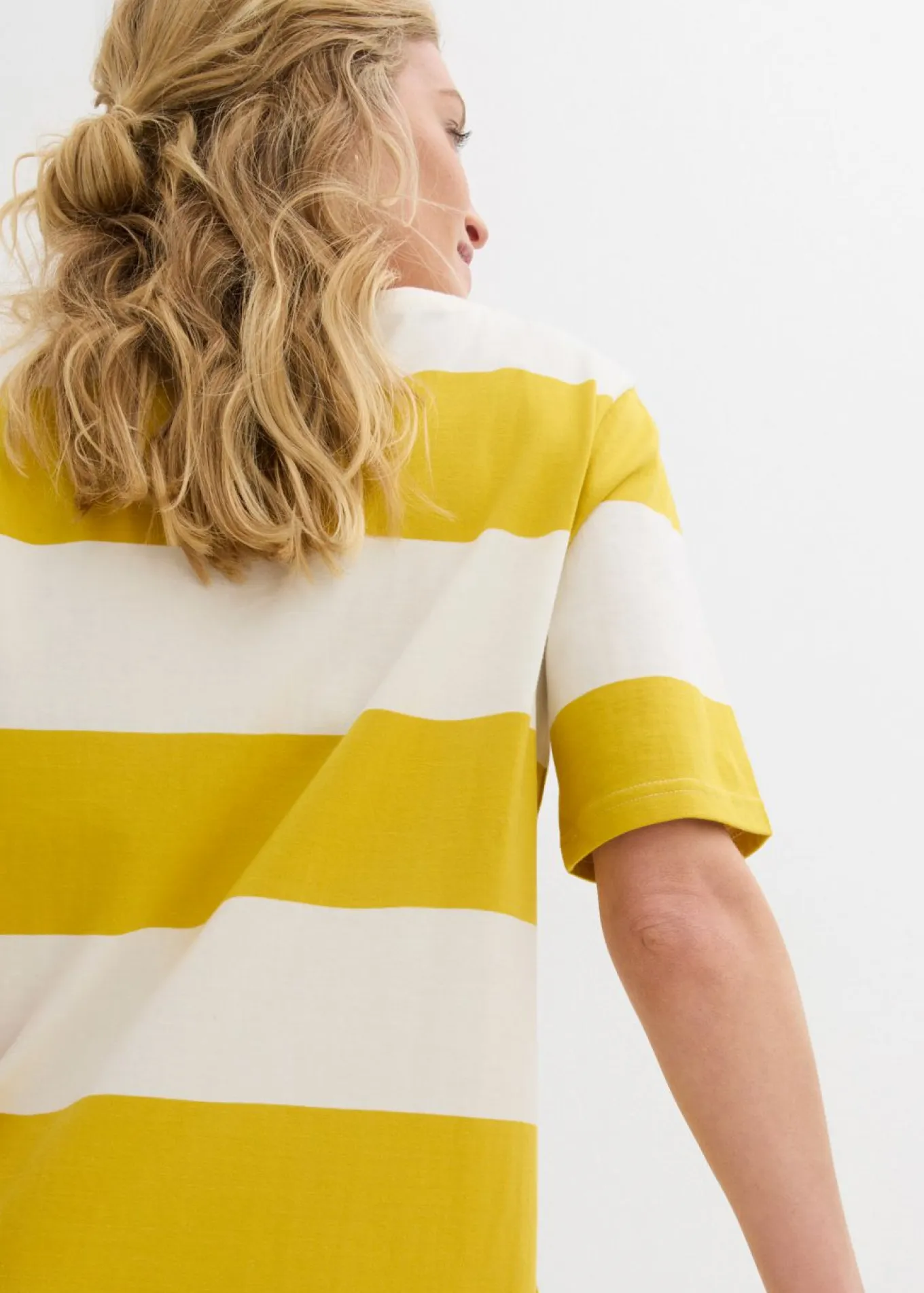 Vestido de algodón orgánico puro con corte boxy