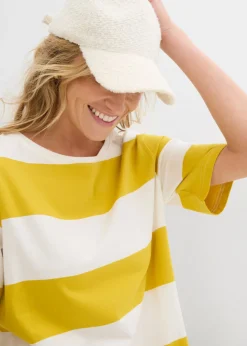 Vestido de algodón orgánico puro con corte boxy