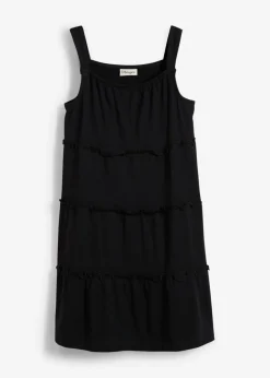 Vestido de algodón orgánico puro con tirantes