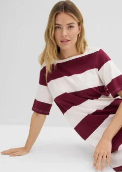 Vestido de algodón orgánico puro con corte boxy