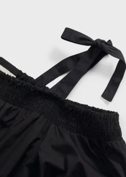 Vestido de algodón orgánico puro con hombros al descubierto