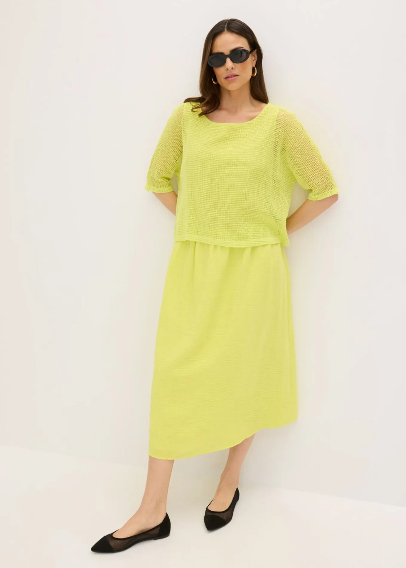 Vestido de aspecto 2 en 1