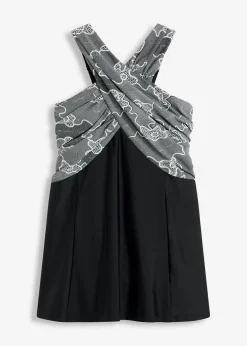 Vestido de baño con aspecto cruzado