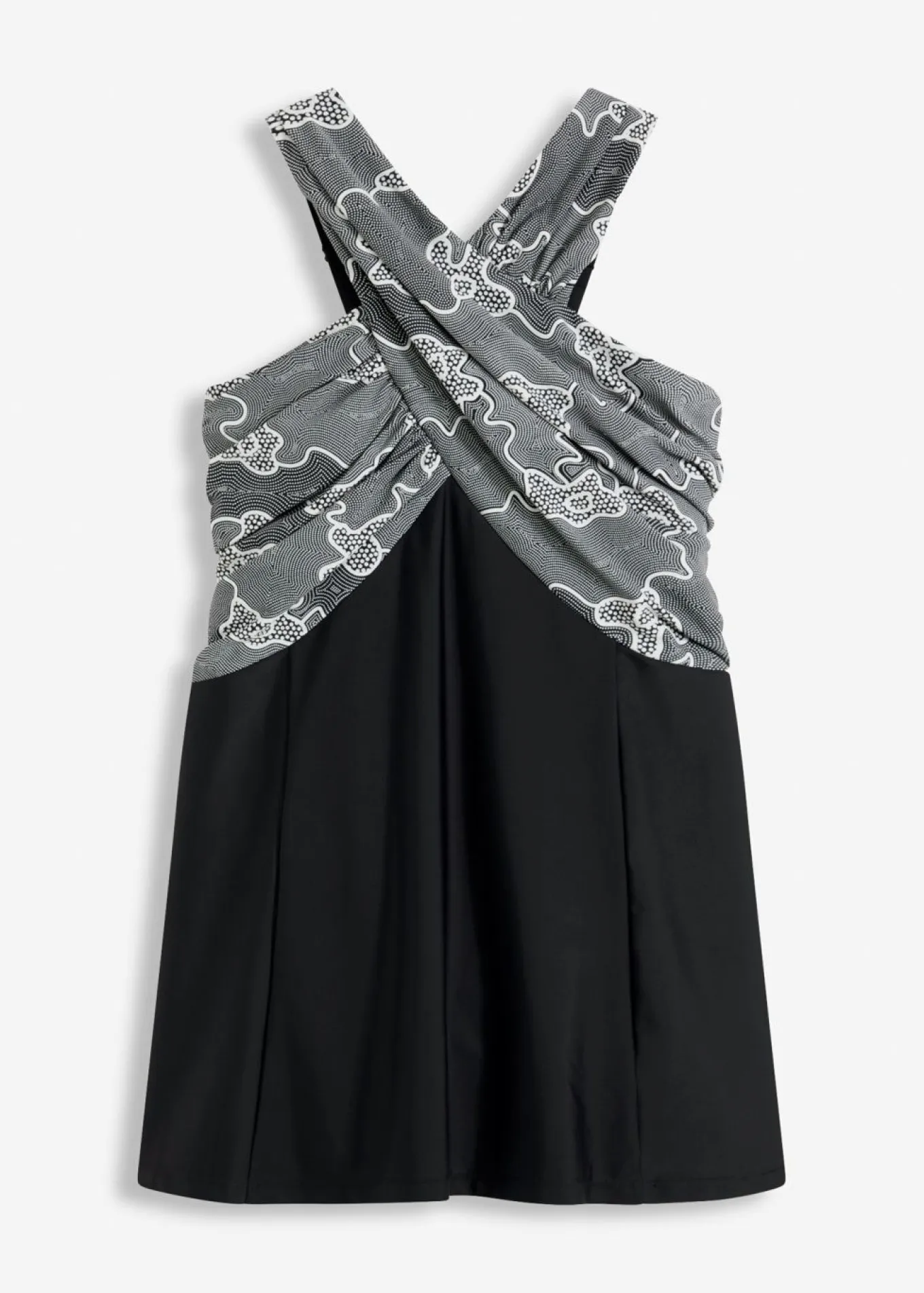Vestido de baño con aspecto cruzado