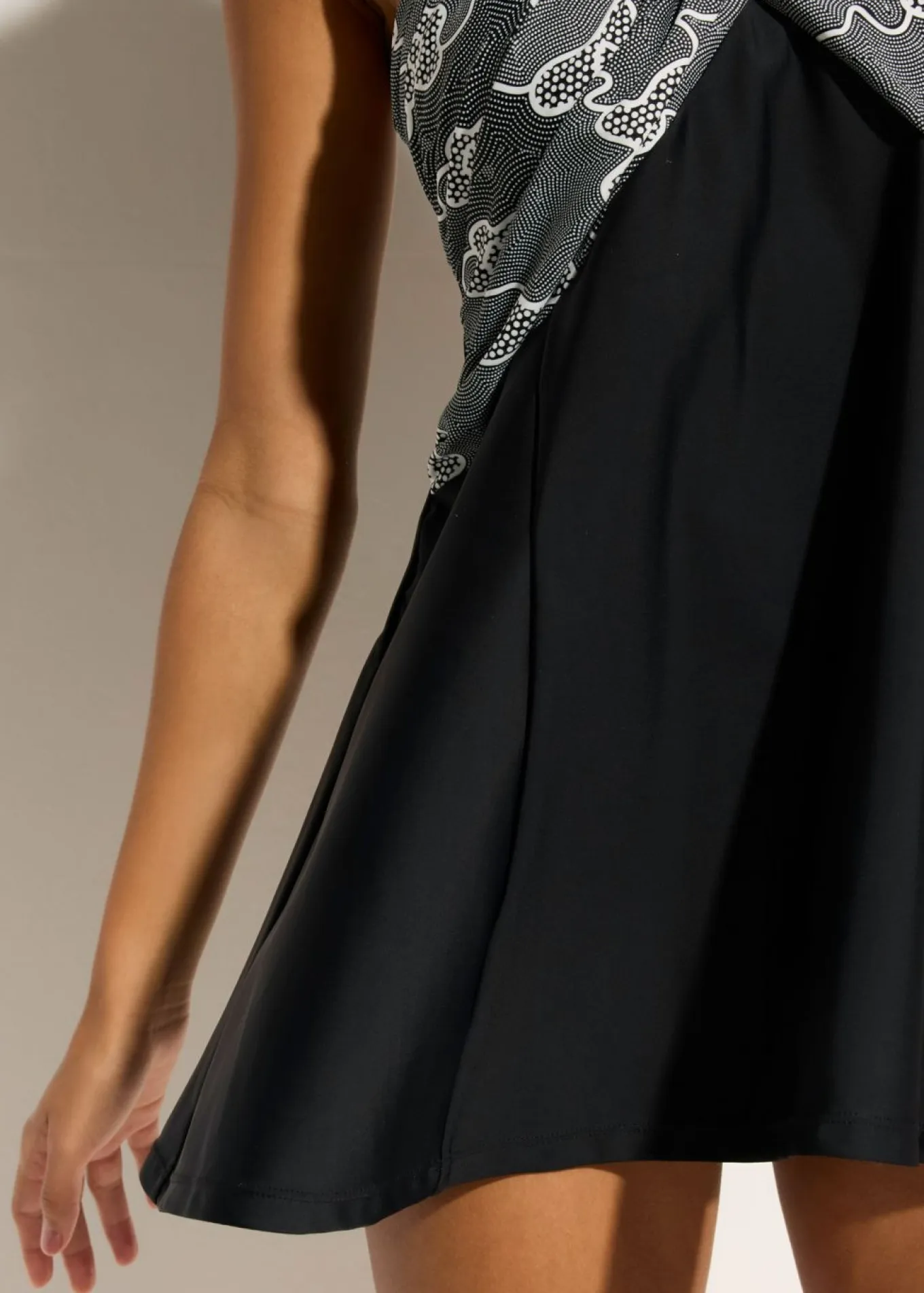 Vestido de baño con aspecto cruzado