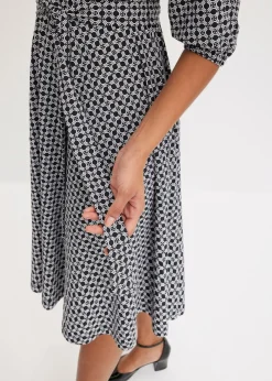 Vestido de blusa en jersey con cordón (2 piezas)