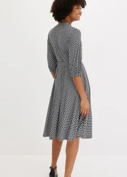 Vestido de blusa en jersey con cordón (2 piezas)