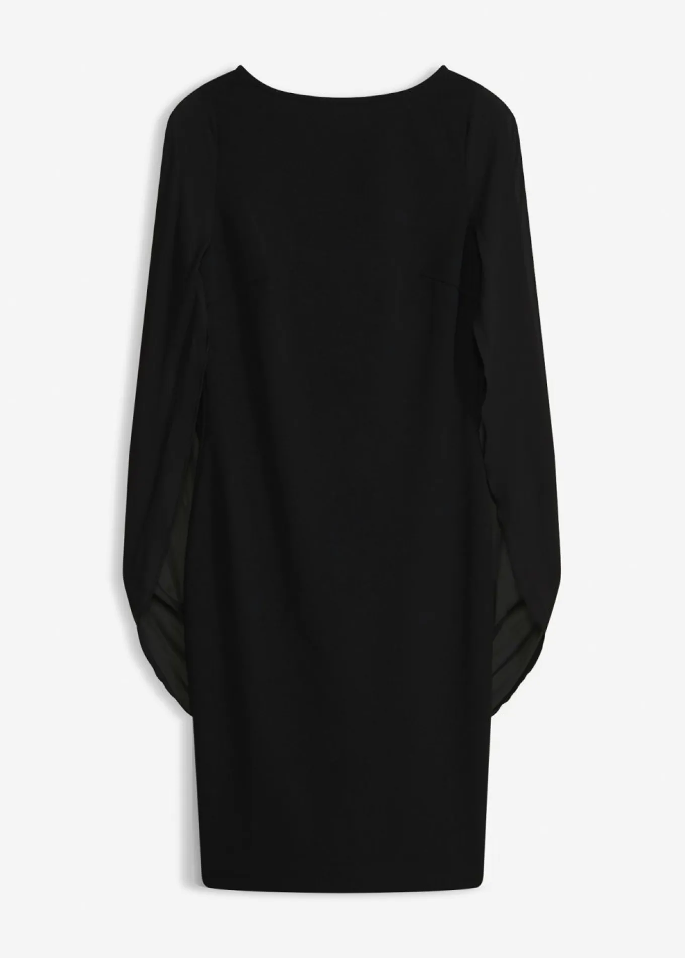 Vestido de cóctel con mangas de gasa