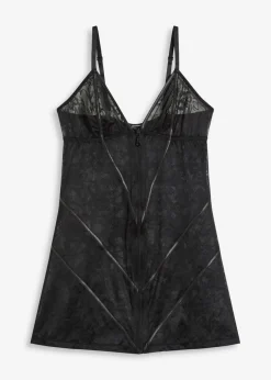 Vestido de encaje con cremallera