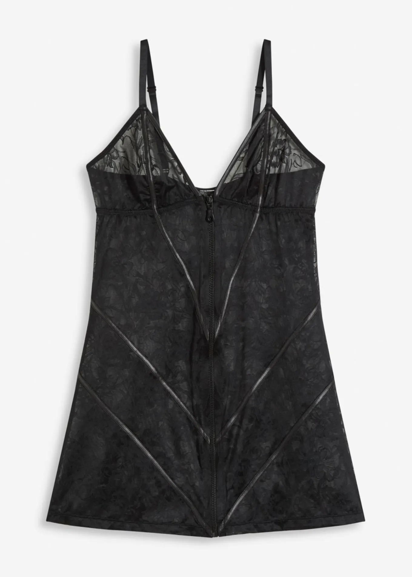 Vestido de encaje con cremallera