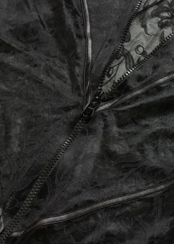 Vestido de encaje con cremallera