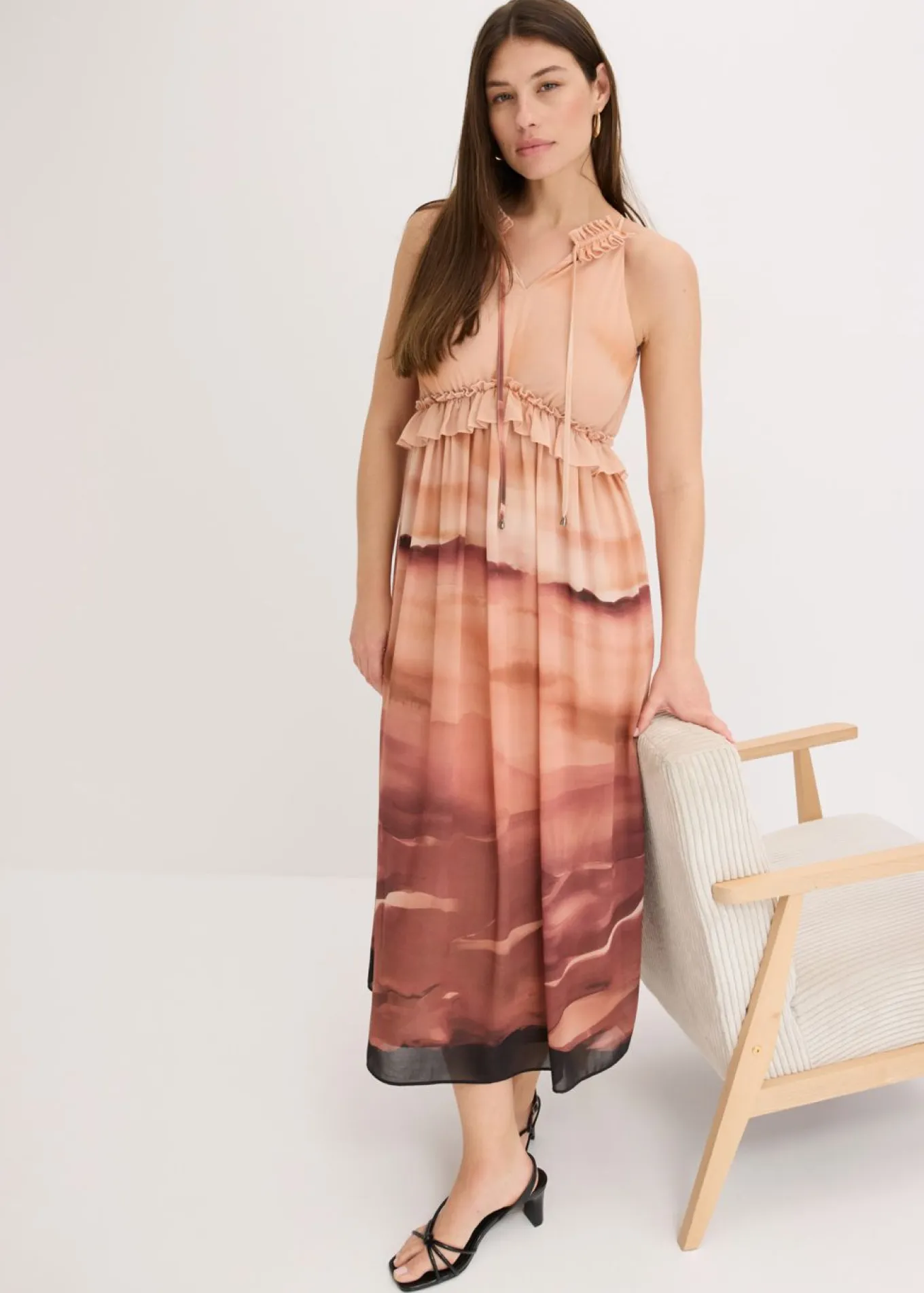 Vestido de gasa