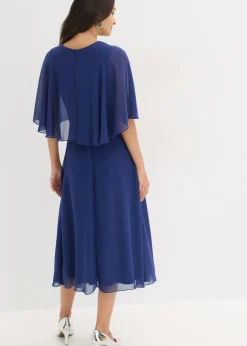 Vestido de gasa con aplicación de piedras
