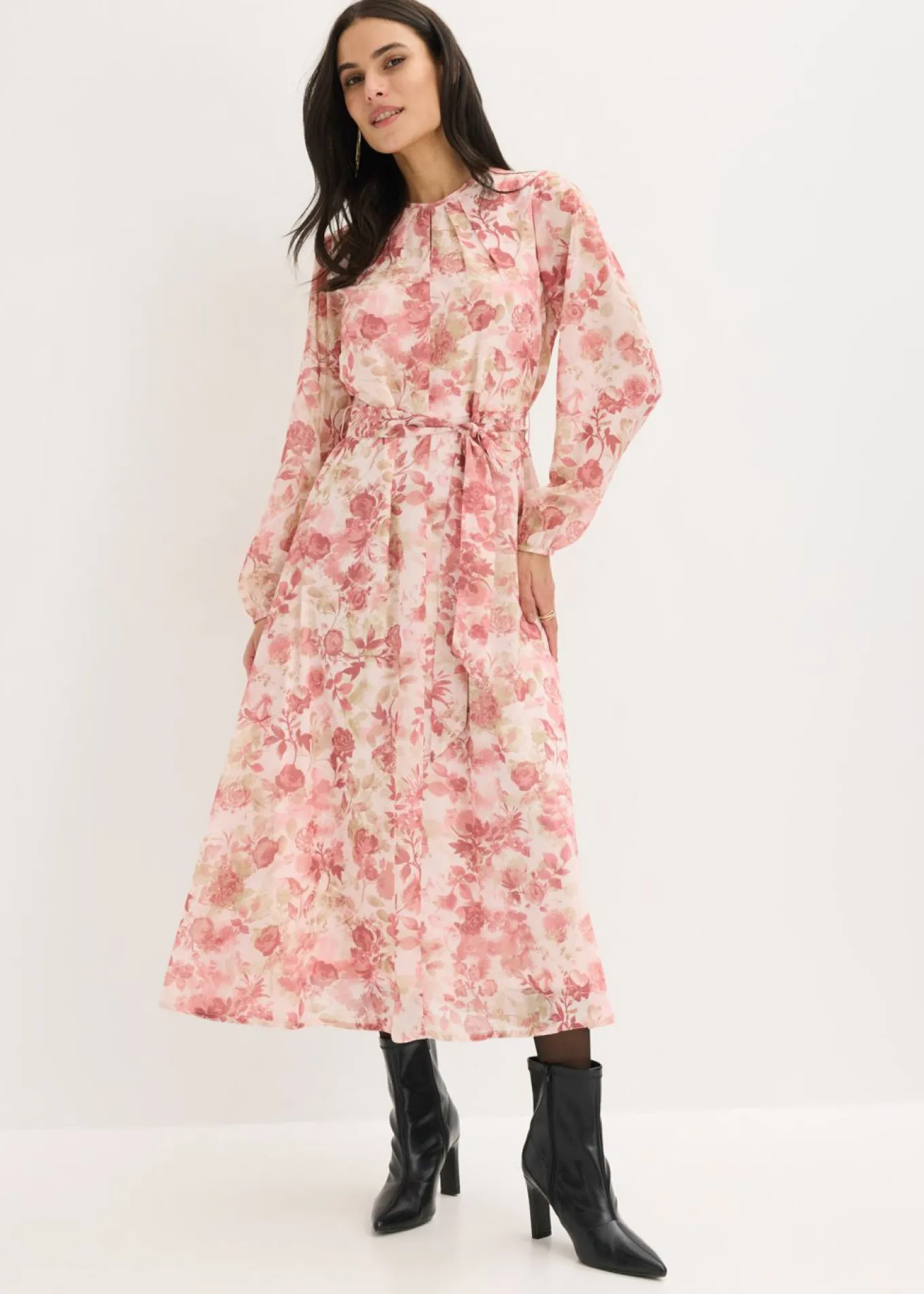 Vestido de gasa con cordón (2 piezas)