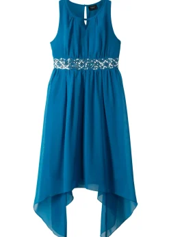 Vestido de gasa con lentejuelas