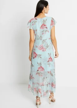Vestido de gasa con volantes