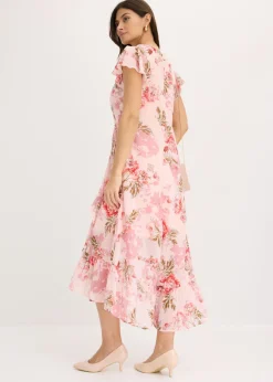 Vestido de gasa con volantes