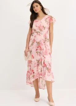 Vestido de gasa con volantes