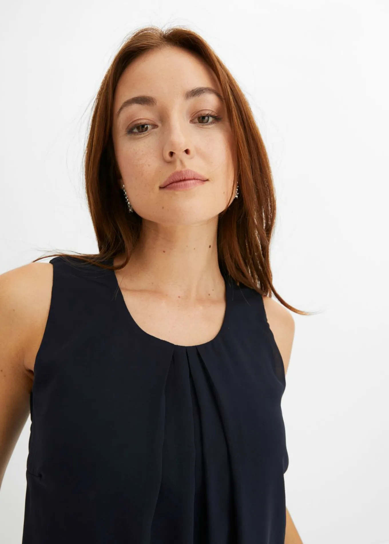 Vestido de gasa de poliéster reciclado