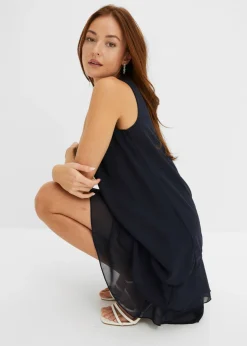 Vestido de gasa de poliéster reciclado