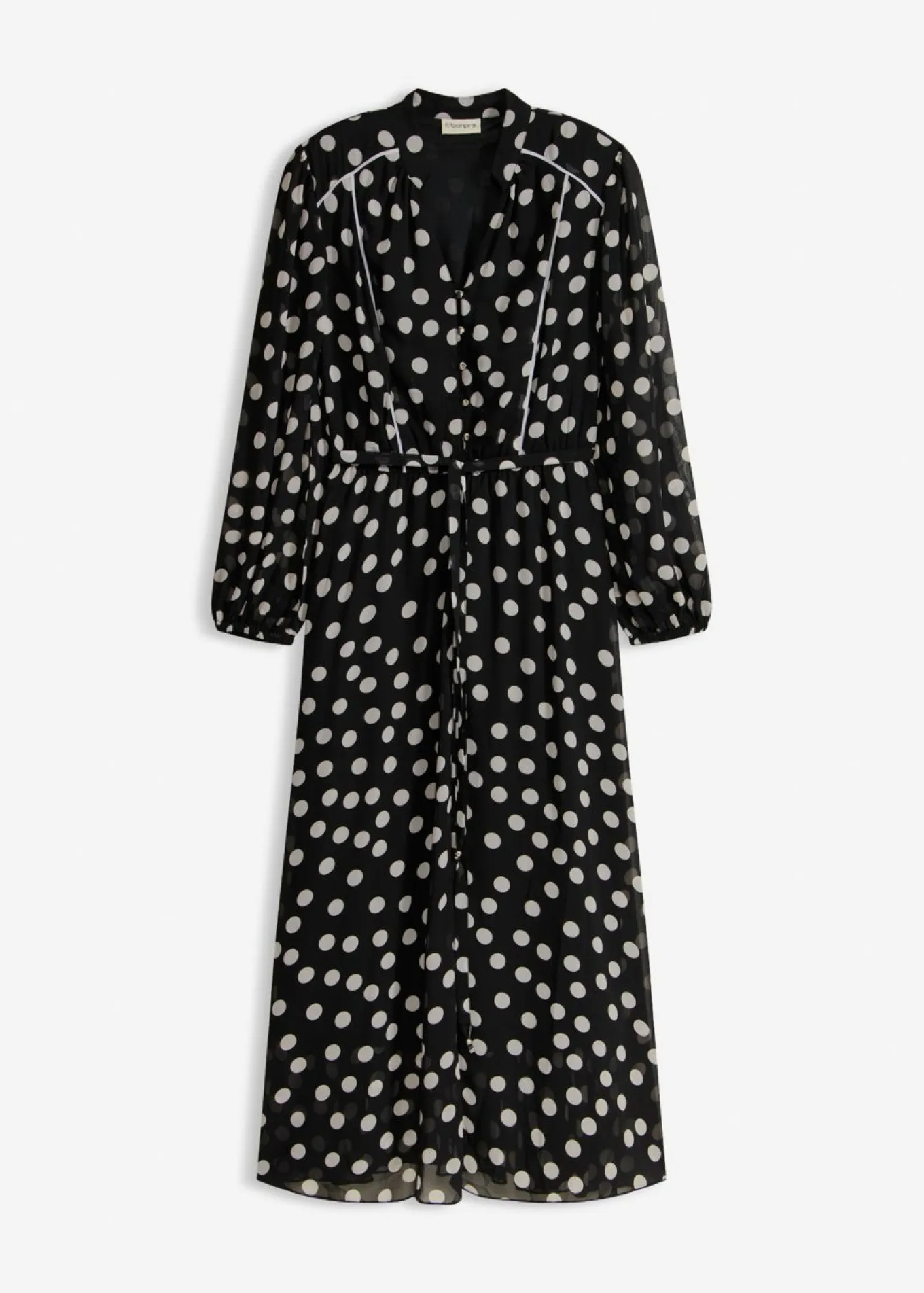 Vestido de gasa estampado