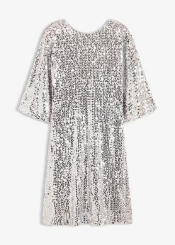 Vestido de lentejuelas con detalle de lazo