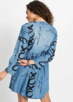 Vestido de lyocell fluido