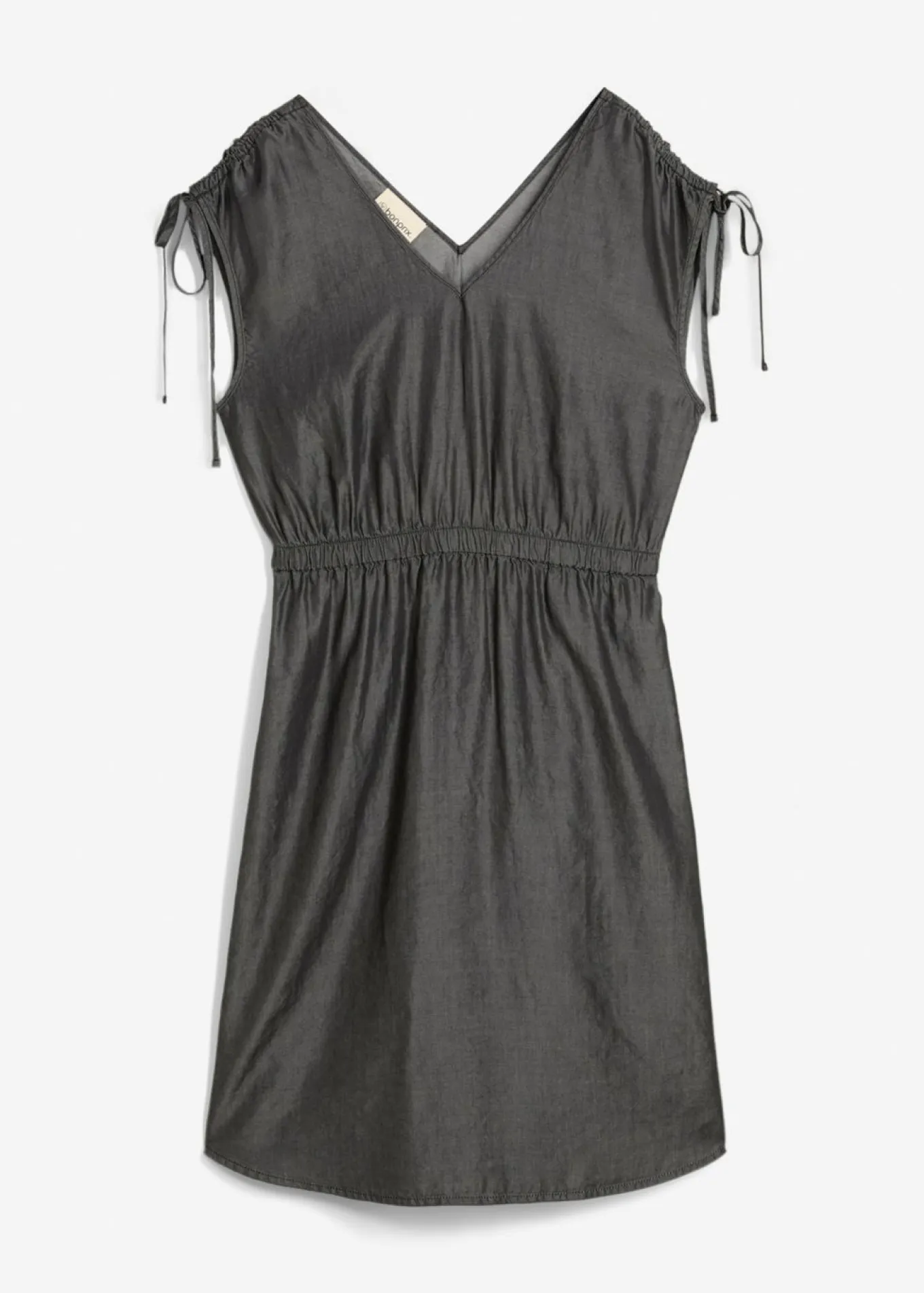 Vestido de lyocell liso