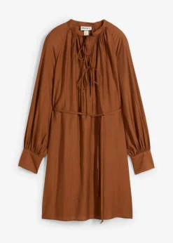 Vestido de maternidad y camisa de lactancia de viscosa fluida