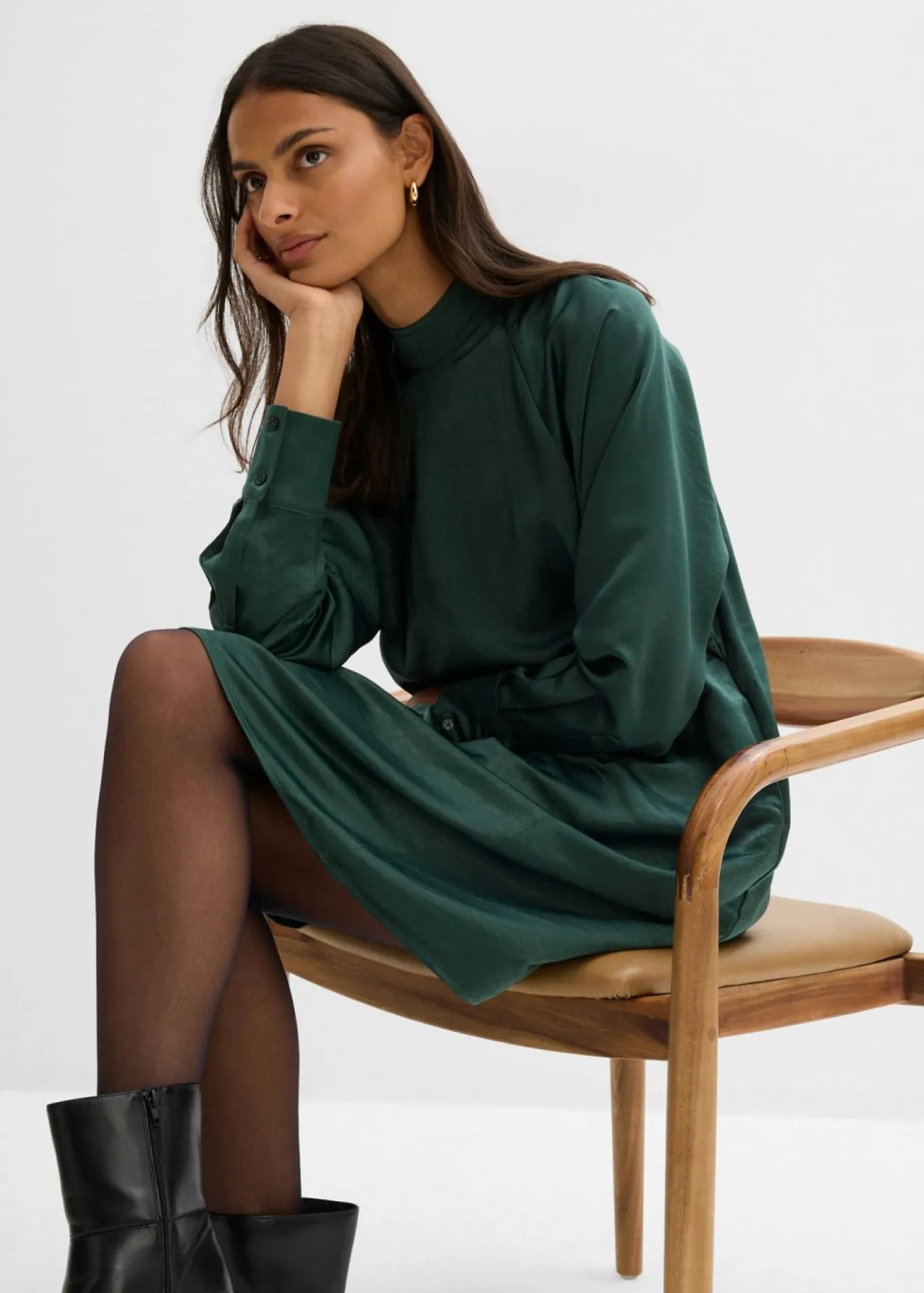 Vestido de mezcla de viscosa