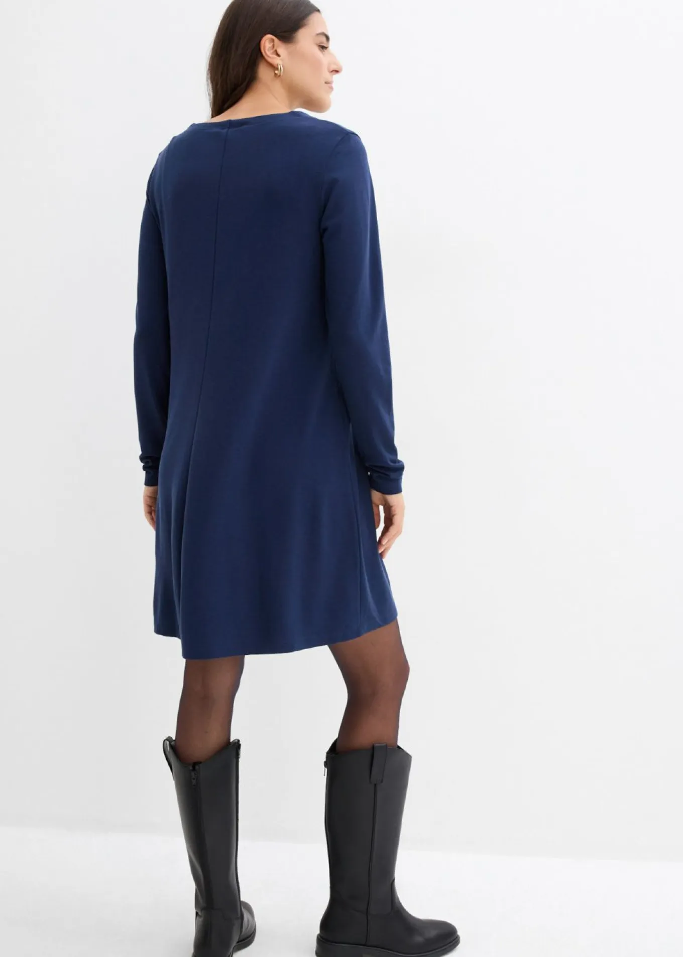Vestido de mezcla de viscosa fluida